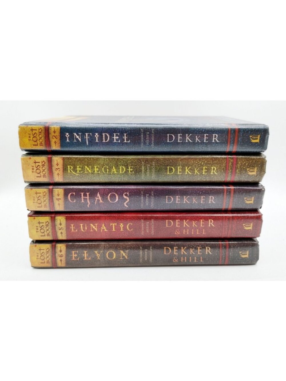 The Lost Books Vol.  2,3,4,5,6 Ted Dekker  Novels Infidel Renegade Chaos Elyon
